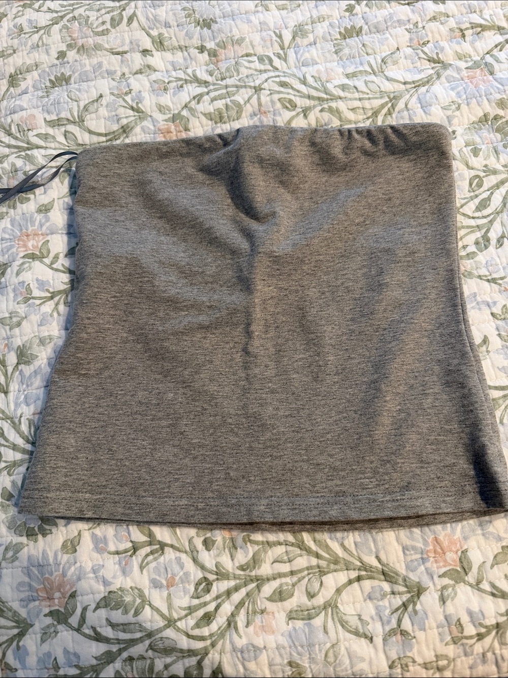 Edikted Gray Tube Mini Skirt